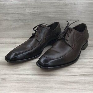 Sarar Dress Shoes Men's EU 44 Brown Leather Derby Oxford Lace Up